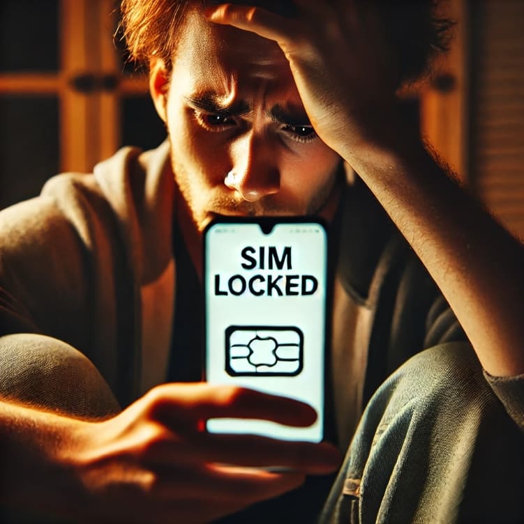 SIM-락-걸려-허탈해하는-모습