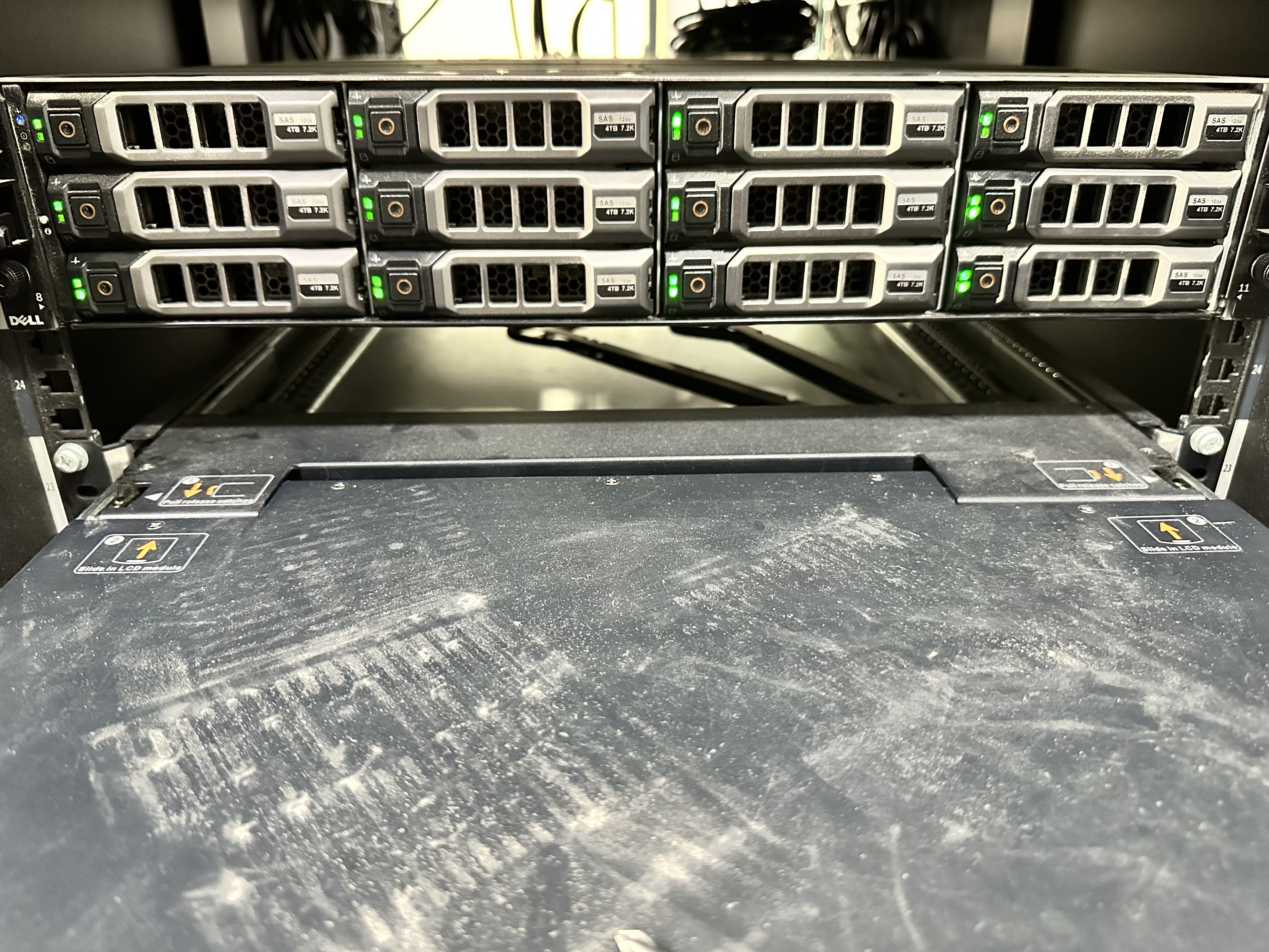 DELL MD 1400 디스크 교체