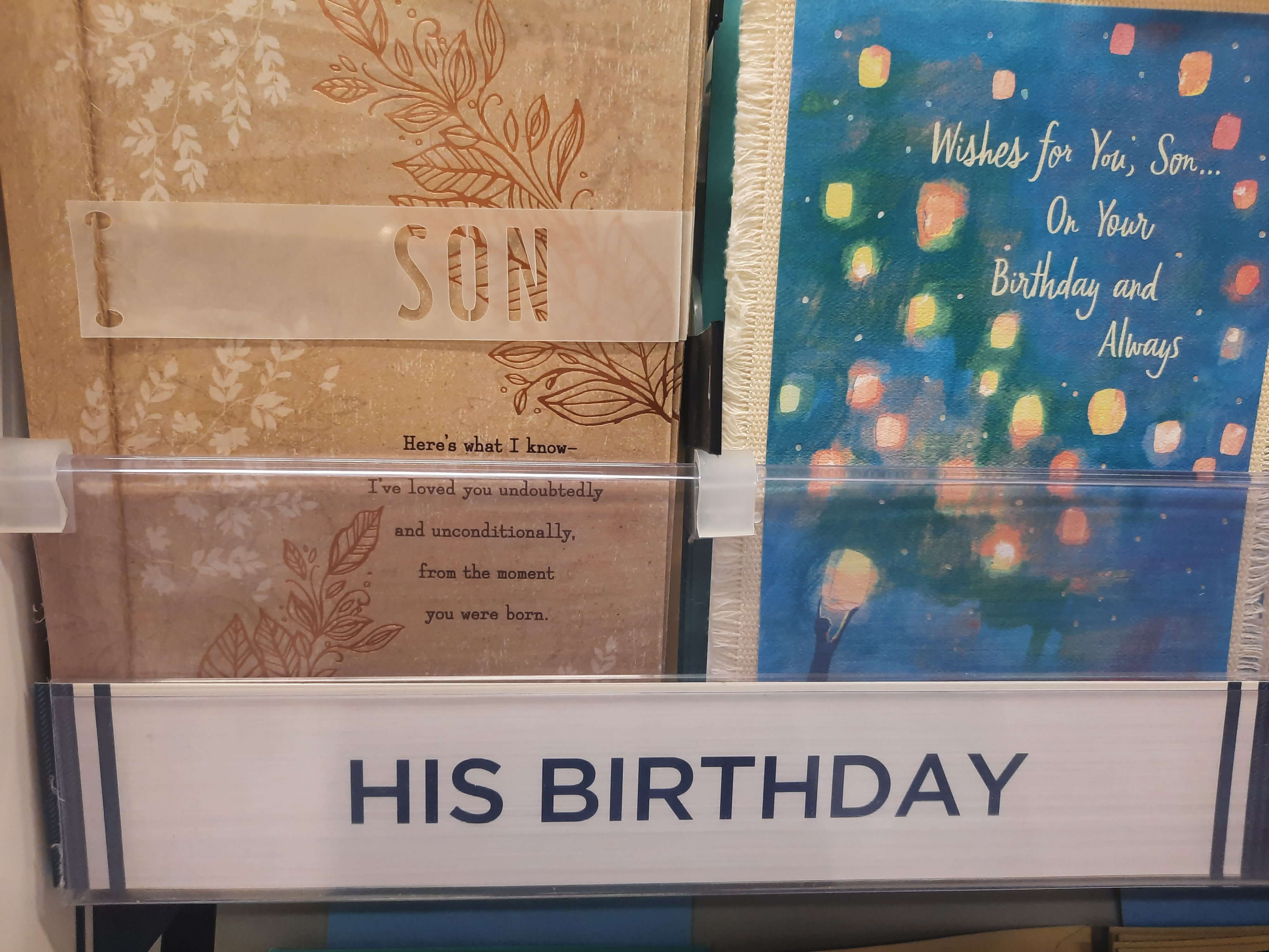 남자를 위한 생일카드