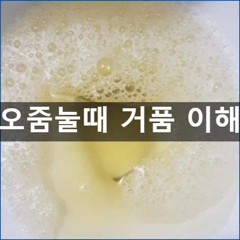 오줌 거품