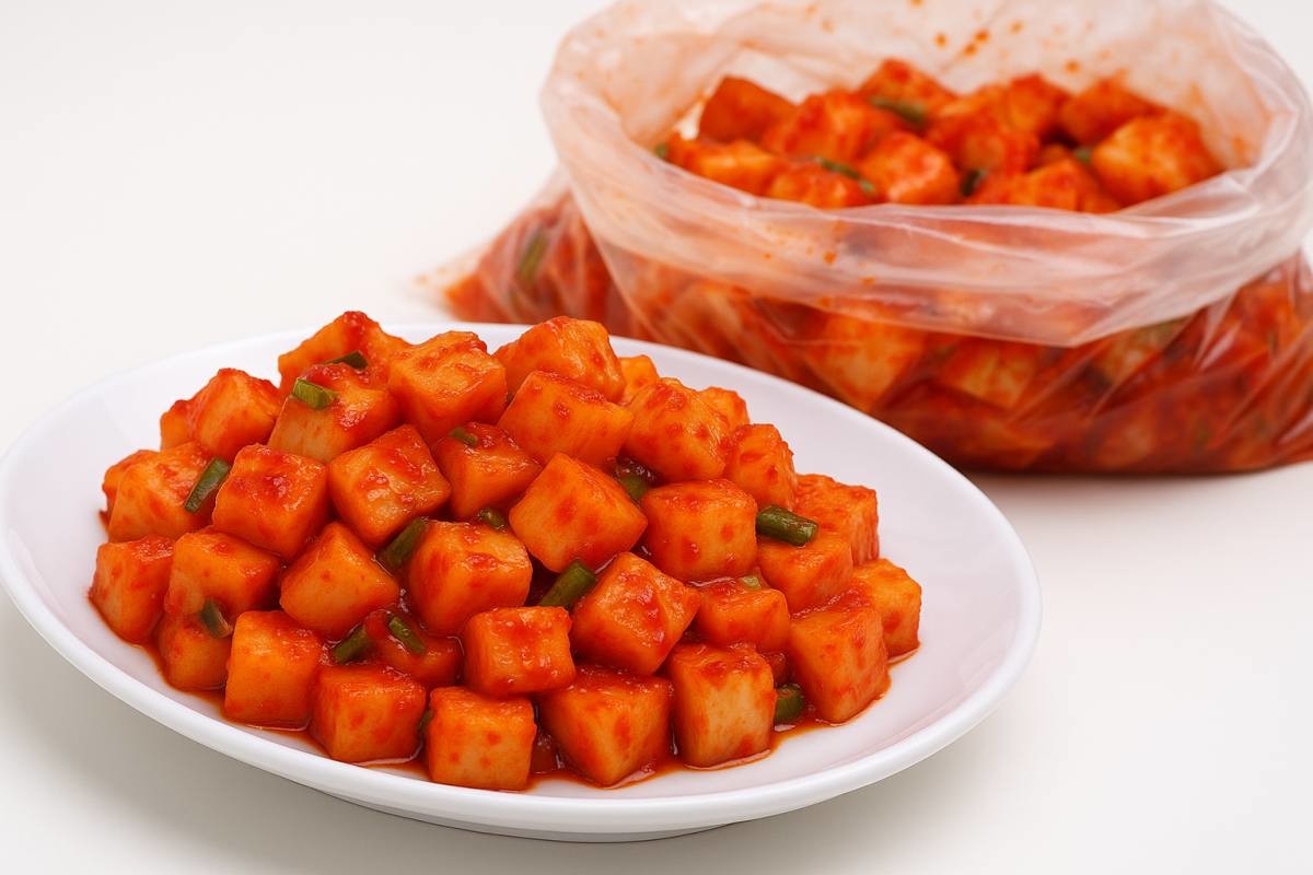 깍두기 맛있게 담는법