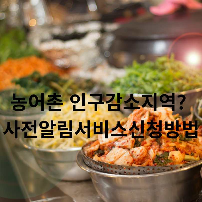 84개 농어촌 인구감소지역? 민생회복 소비쿠폰