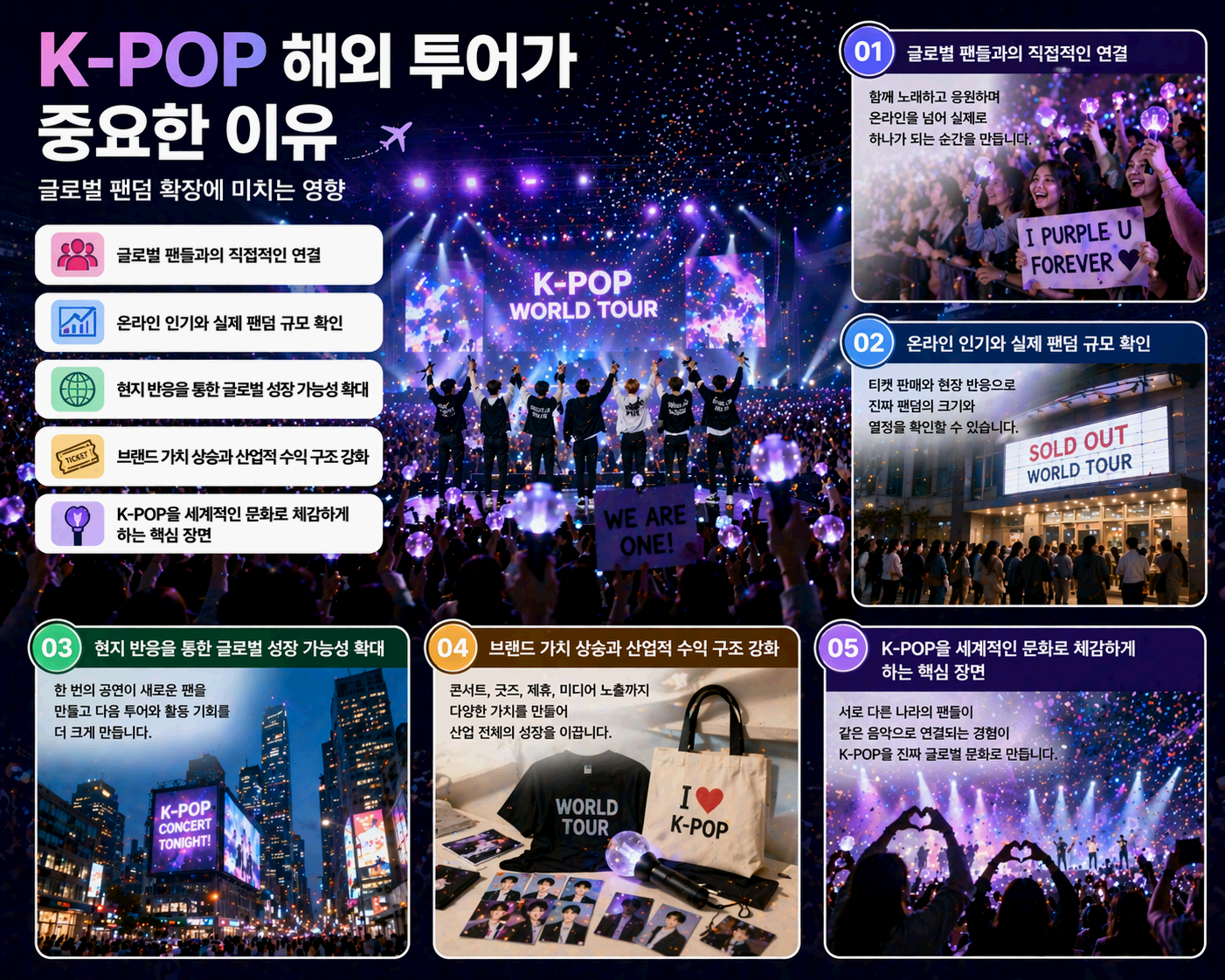 K-POP 해외 투어가 중요한 이유와 글로벌 팬덤 확장에 미치는 영향