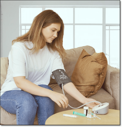 혈압이 높은 여성