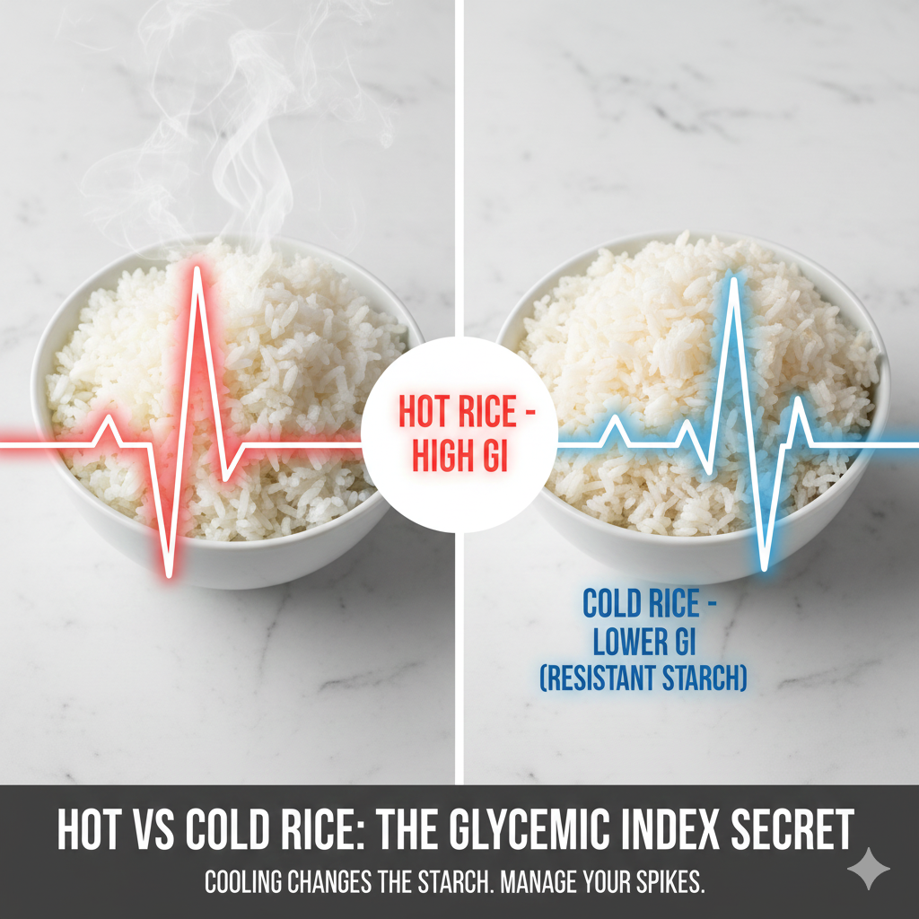 밥의 온도와 혈당