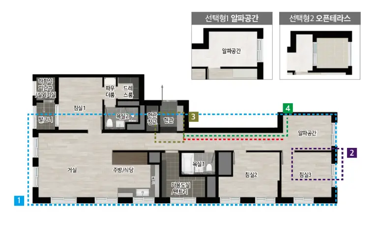 세종-리첸시아-파밀리에-H3블록-84A2구조