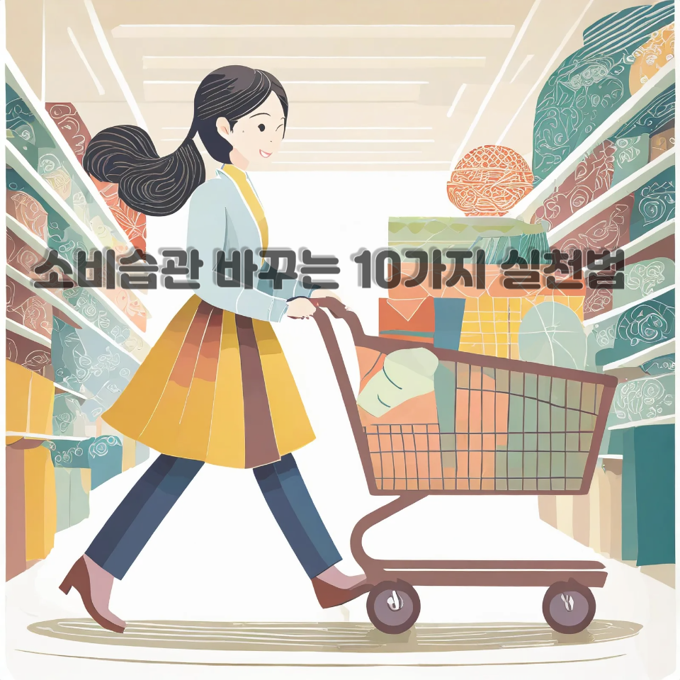 소비습관 바꾸는 10가지 실천법