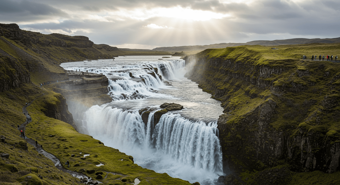 굴포스(Gullfoss)