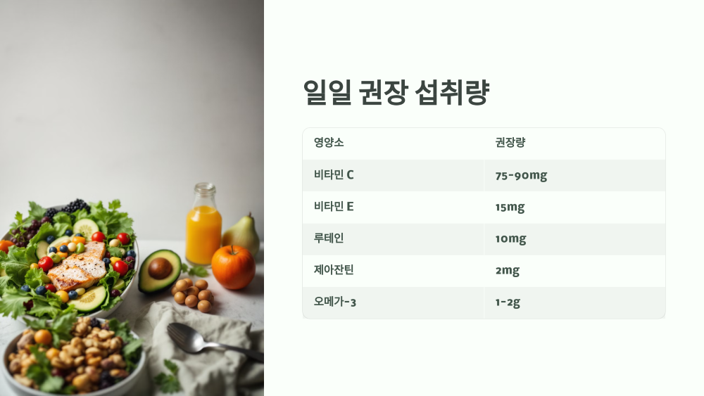 일일 권장 섭취량