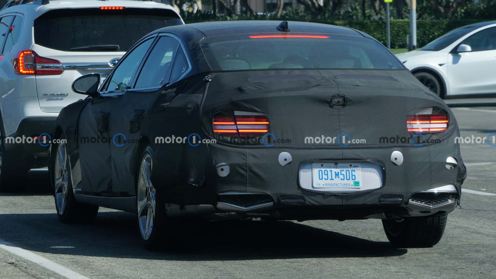 제네시스 G80 페이스리프트 테스트카