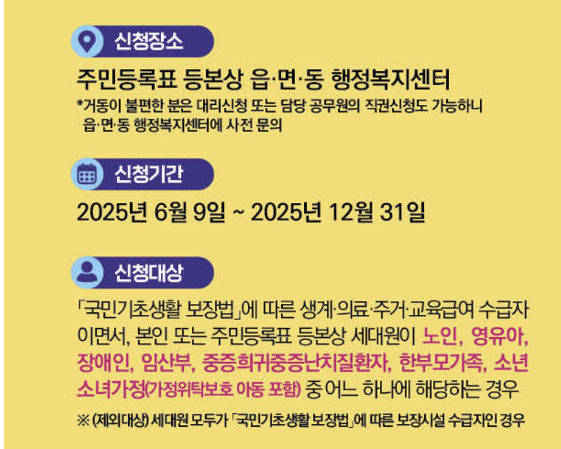 에너지바우처 신청 대상 기간 방법 요약