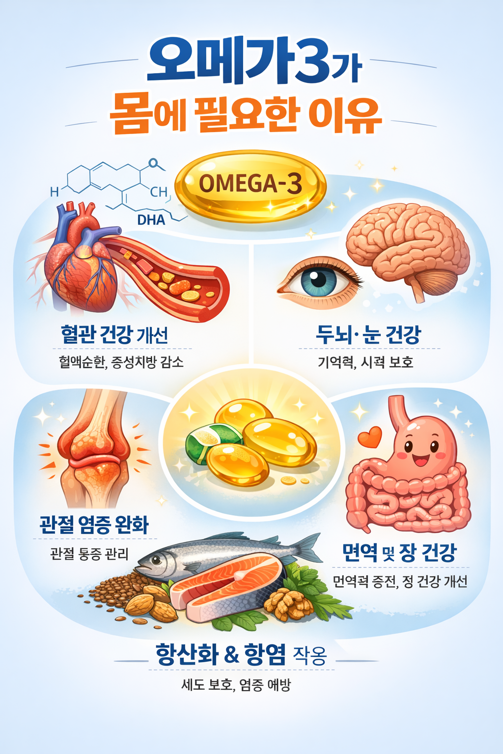 오메가 3가 몸에 필요한 이유 그림