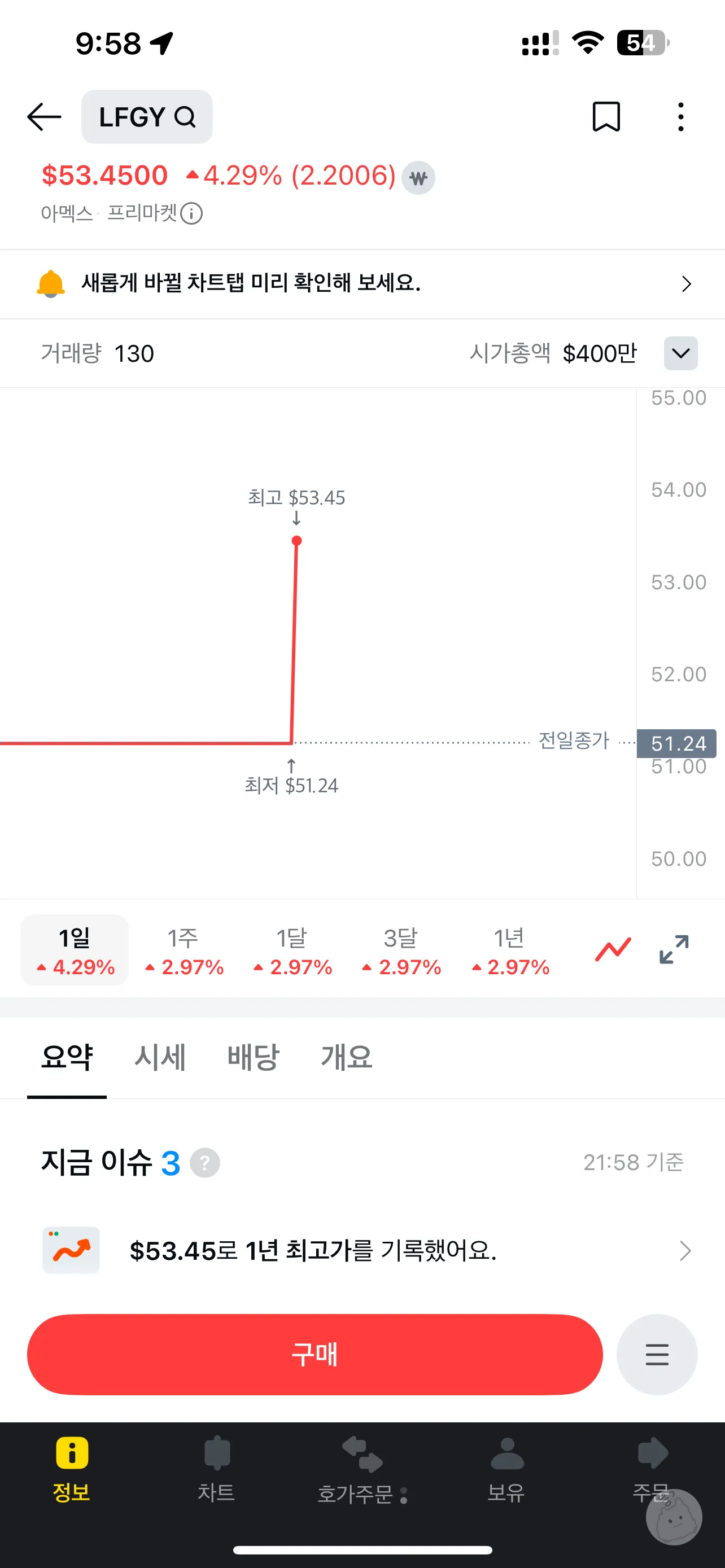 카카오페이증권-LFGY-주문화면