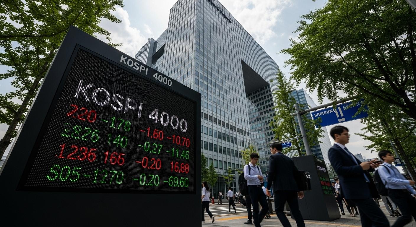 코스피 4000 삼성전자