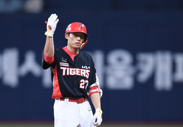 KIA 김호령 첫 억대 연봉 눈앞