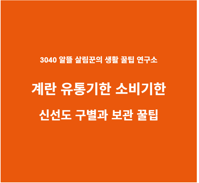 계란 유통기한