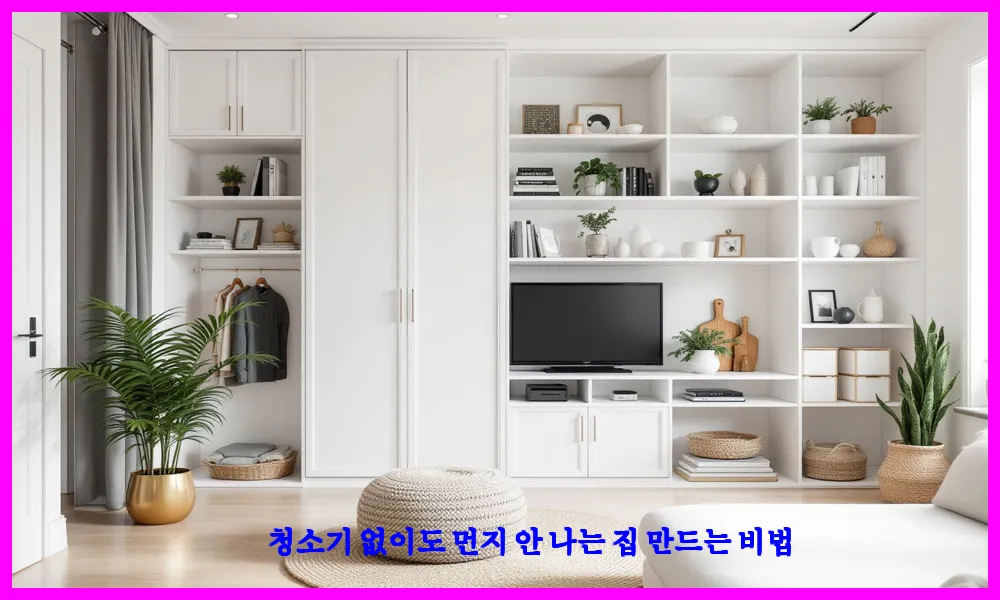 청소기 없이도 먼지 안 나는 집 만드는 비법