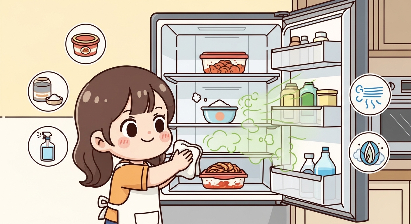 김치 냄새 제거법, 발생 이유, 관리방법