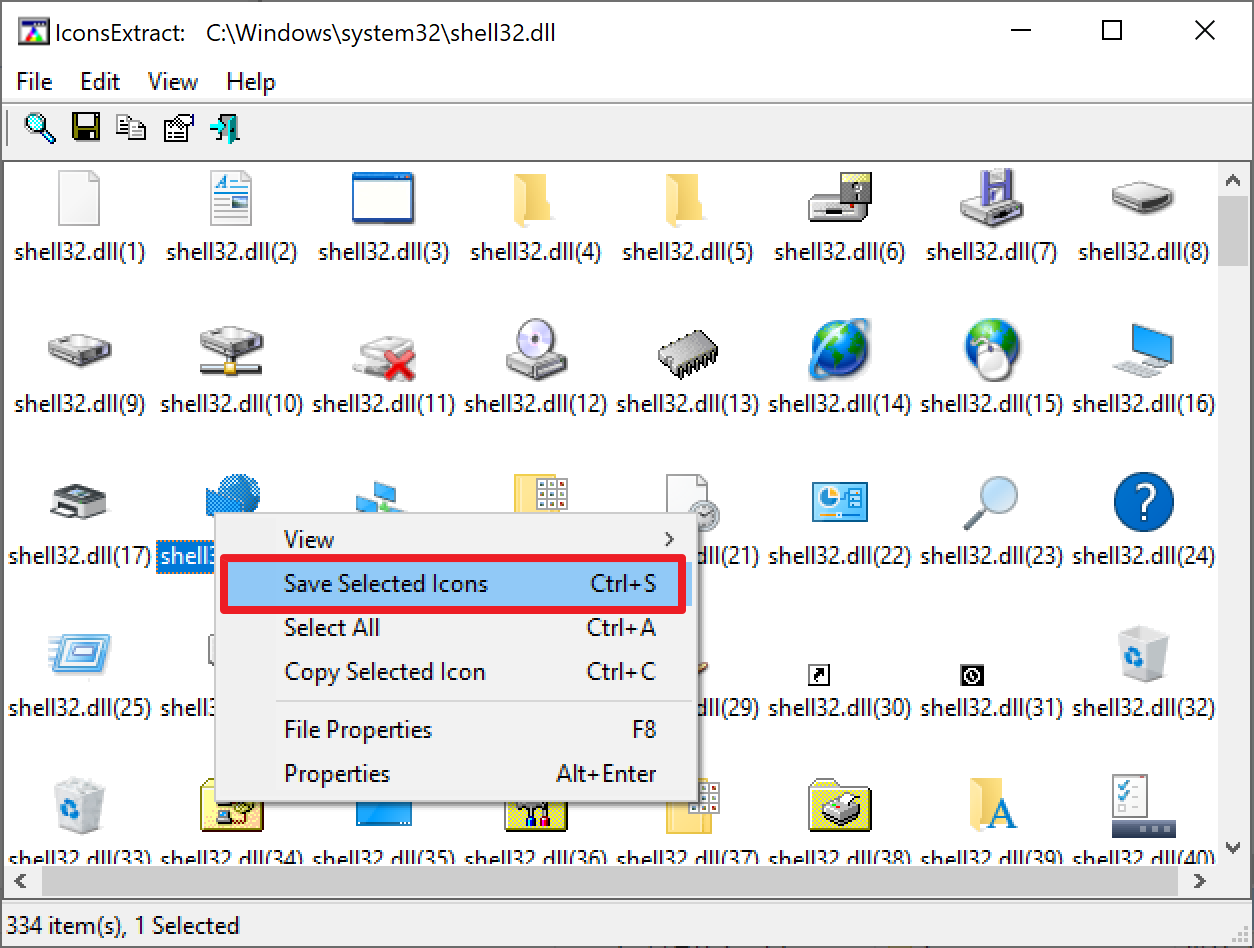 아이콘 이미지 추출 프로그램