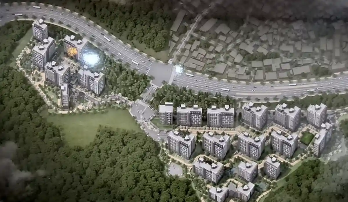 딸기원2지구-재개발-1096세대아파트-조감도