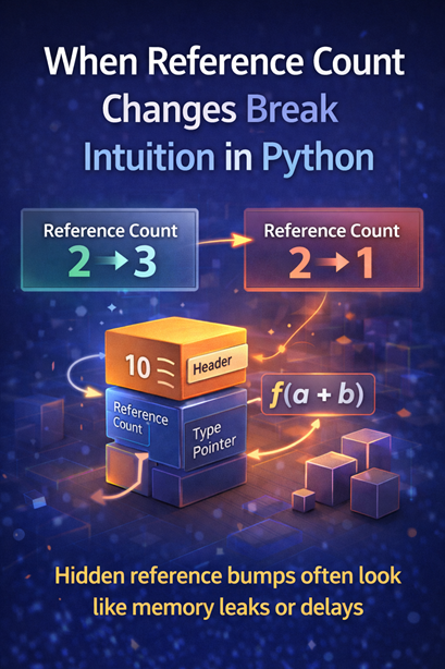 When Reference Count Changes Break Intuition in Python