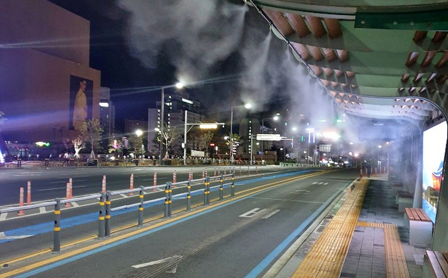 쿨링포그(동대구역), 대구시