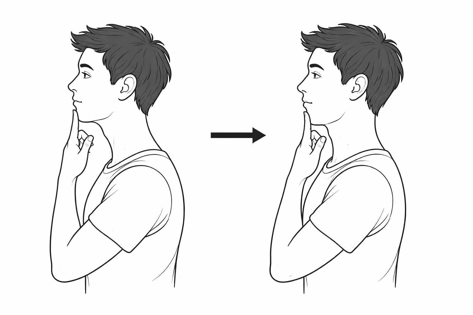 거북목 스트레칭