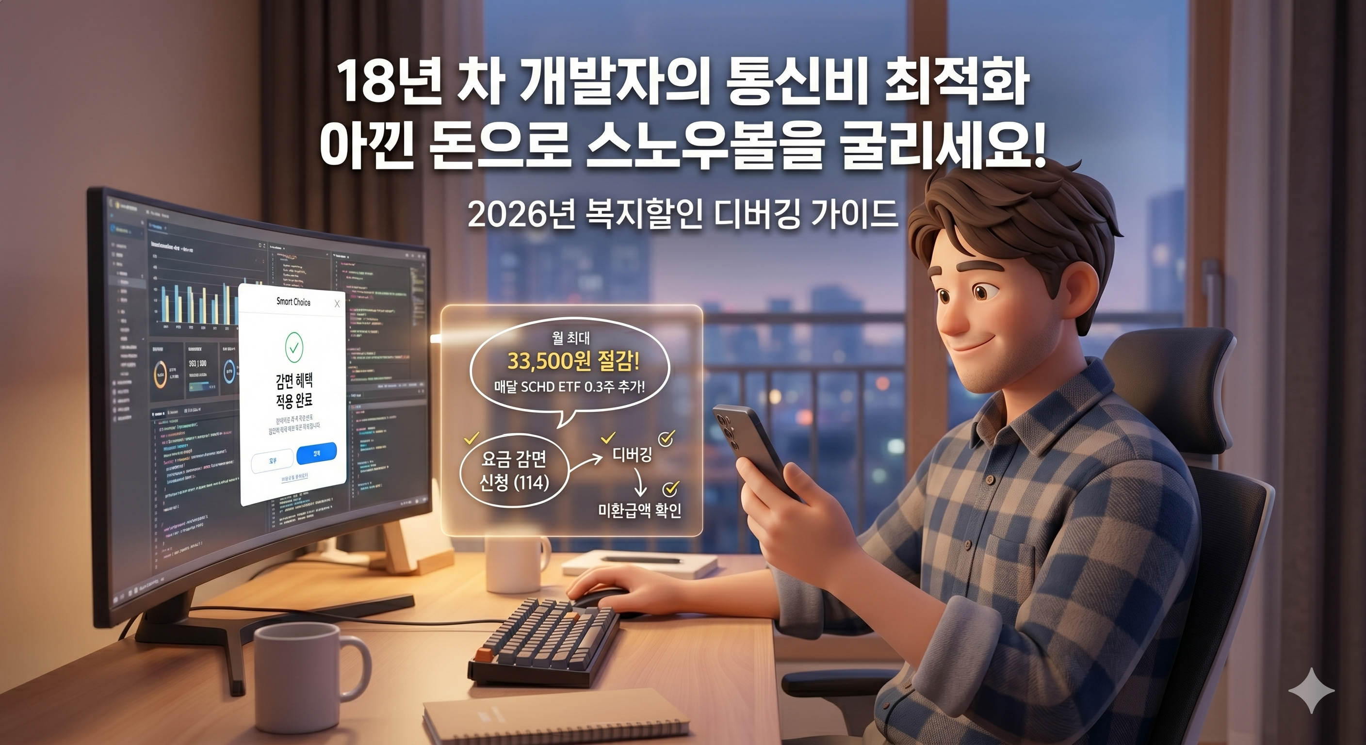 개발자가 분석한 2026년 이동통신 요금 감면 및 복지할인 혜택 가이드