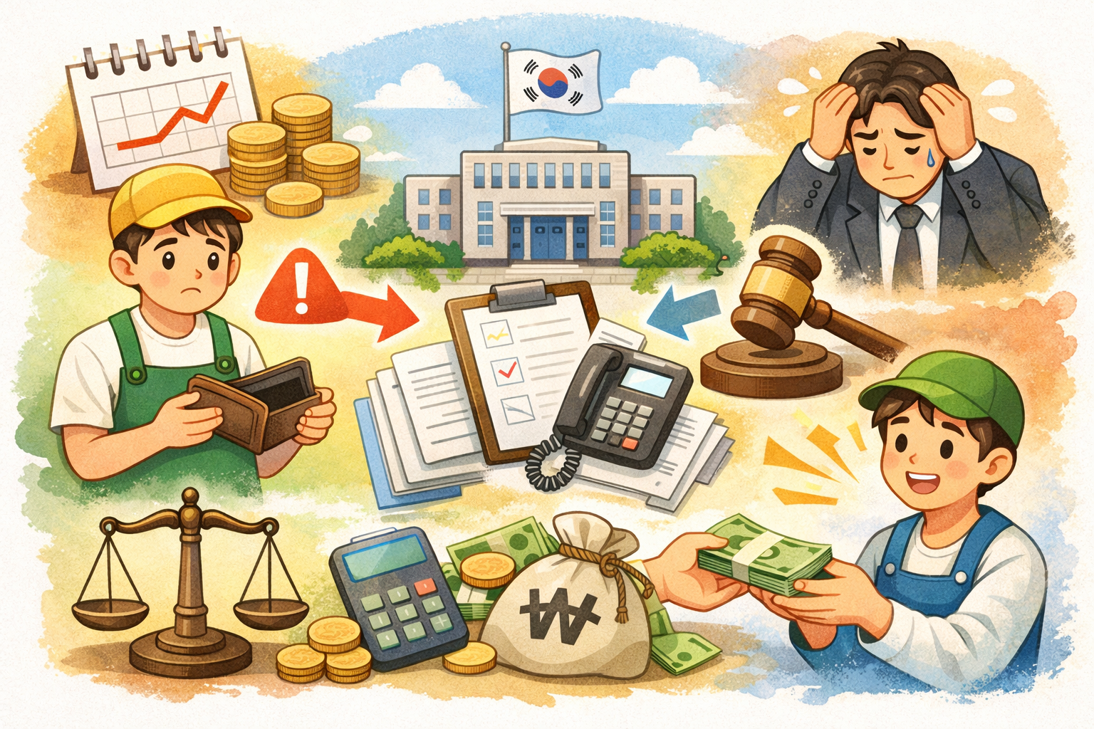 아르바이트비 미지급 신고방법 총정리 ❘ 고용노동부 절차·비용·불이익 없이 받는 법 관련 사진