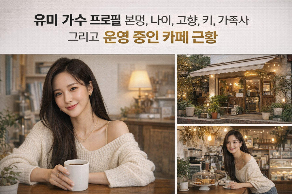 유미 가수 본명부터 카페 근황까지 완벽 정리