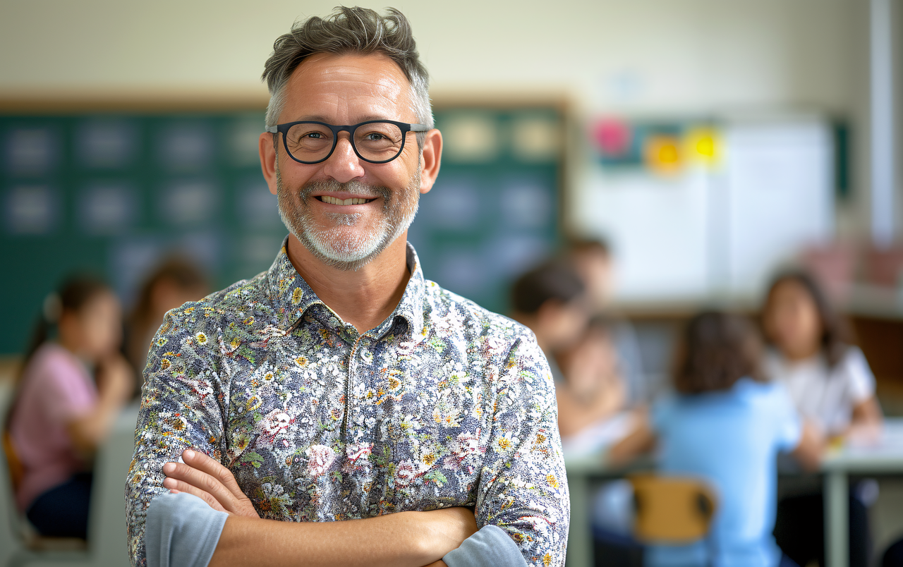초등학교 남자 선생님 사진