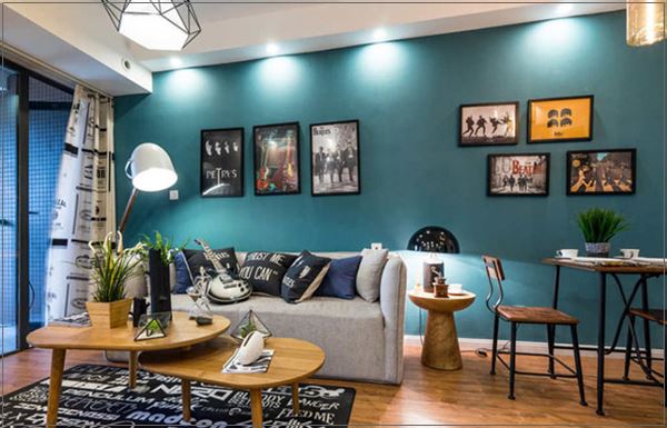 강렬한-색상의-거실