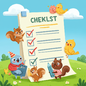 가입 전 확인해야할 체크리스트임을 알리는 이미지