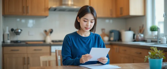 위내시경 금식시간을 체크하는 여성의 모습