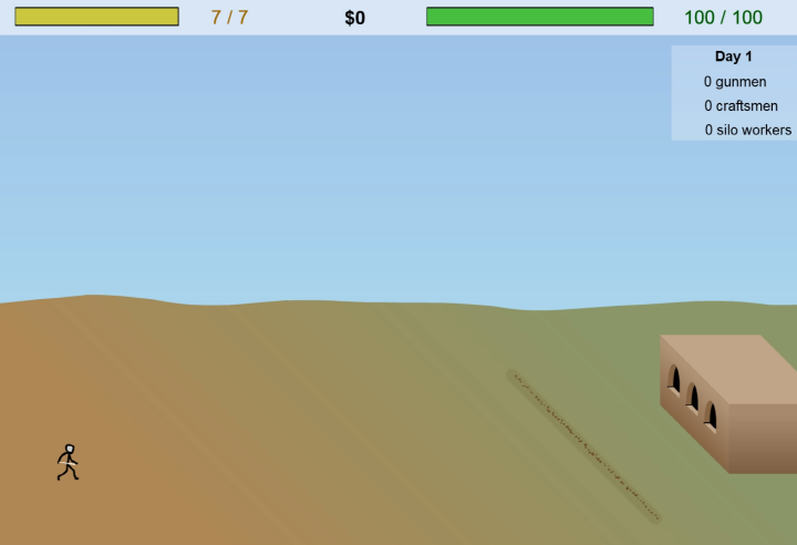 스톰더하우스-플래시게임-시작-화면