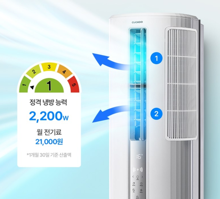 쿠쿠-인스퓨어-초절전-듀얼인버터-창문형에어컨