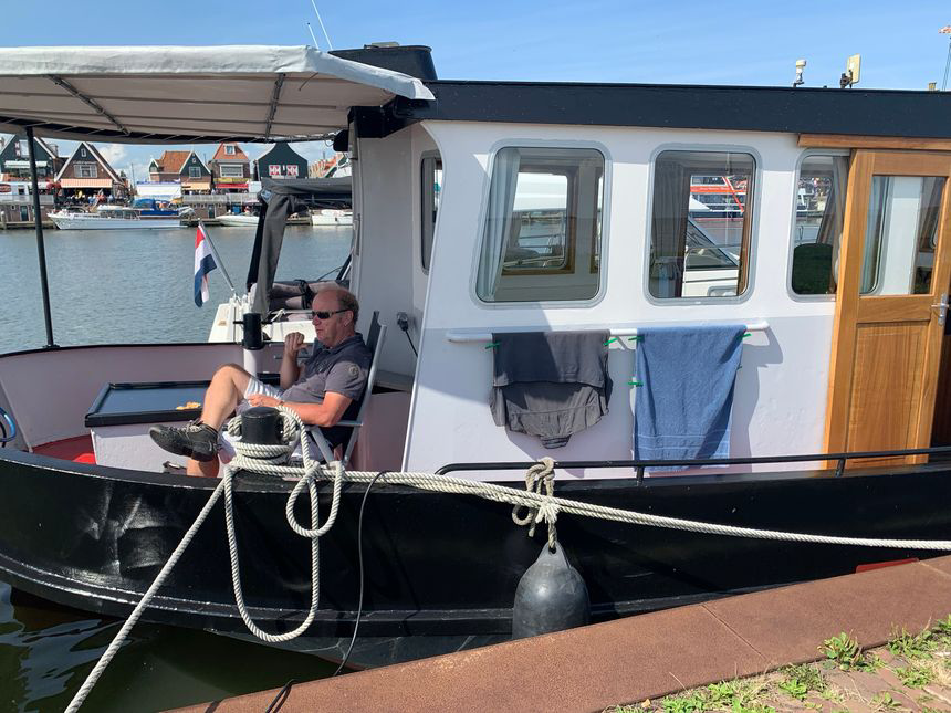 같은 배 주인의 모습