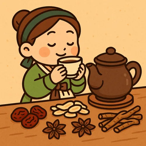 향이 깊은 전통 한약차
