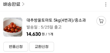 지마켓 미미의밥상 대추방울토마토 2kg 사 먹은 후기
