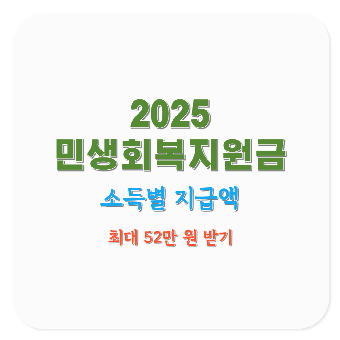 2025 민생회복지원금 소득별 지급금액, 최대 52만원 받는 방법(코로나19 재난지원금 비교)