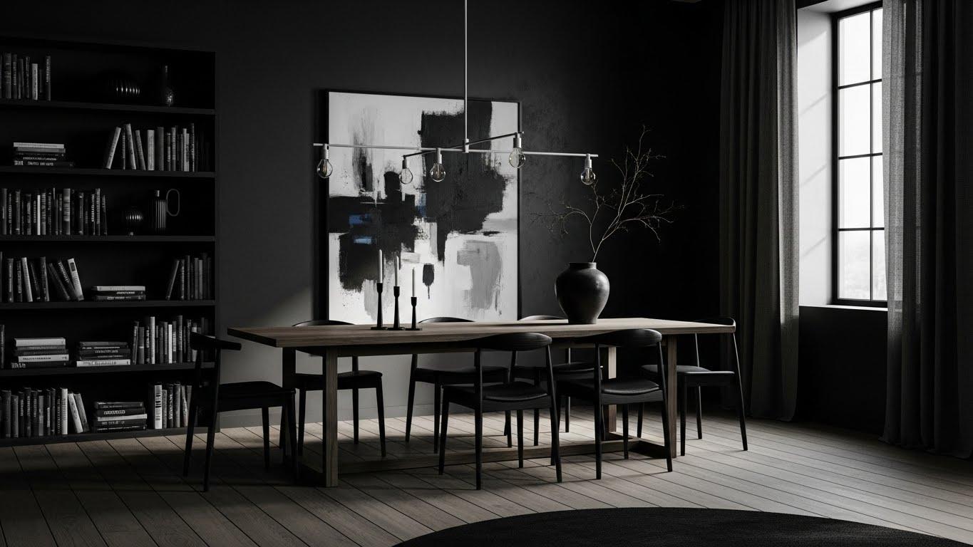 인테리어 쫄대 블랙