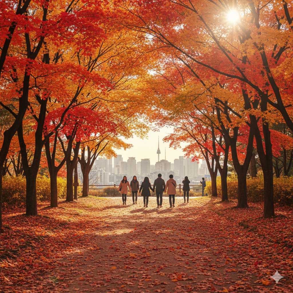 남산둘레길 가을철 방문 시 유의사항