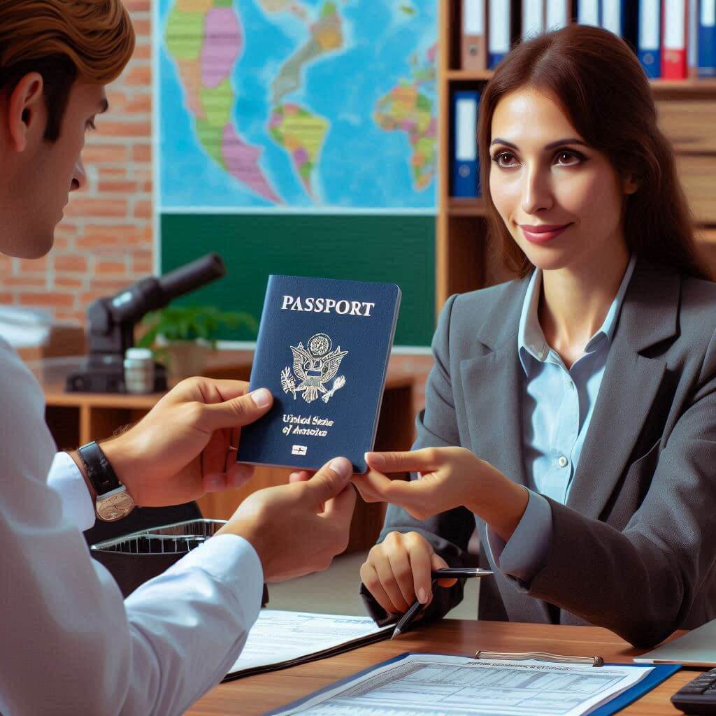 여권 재발급 신청