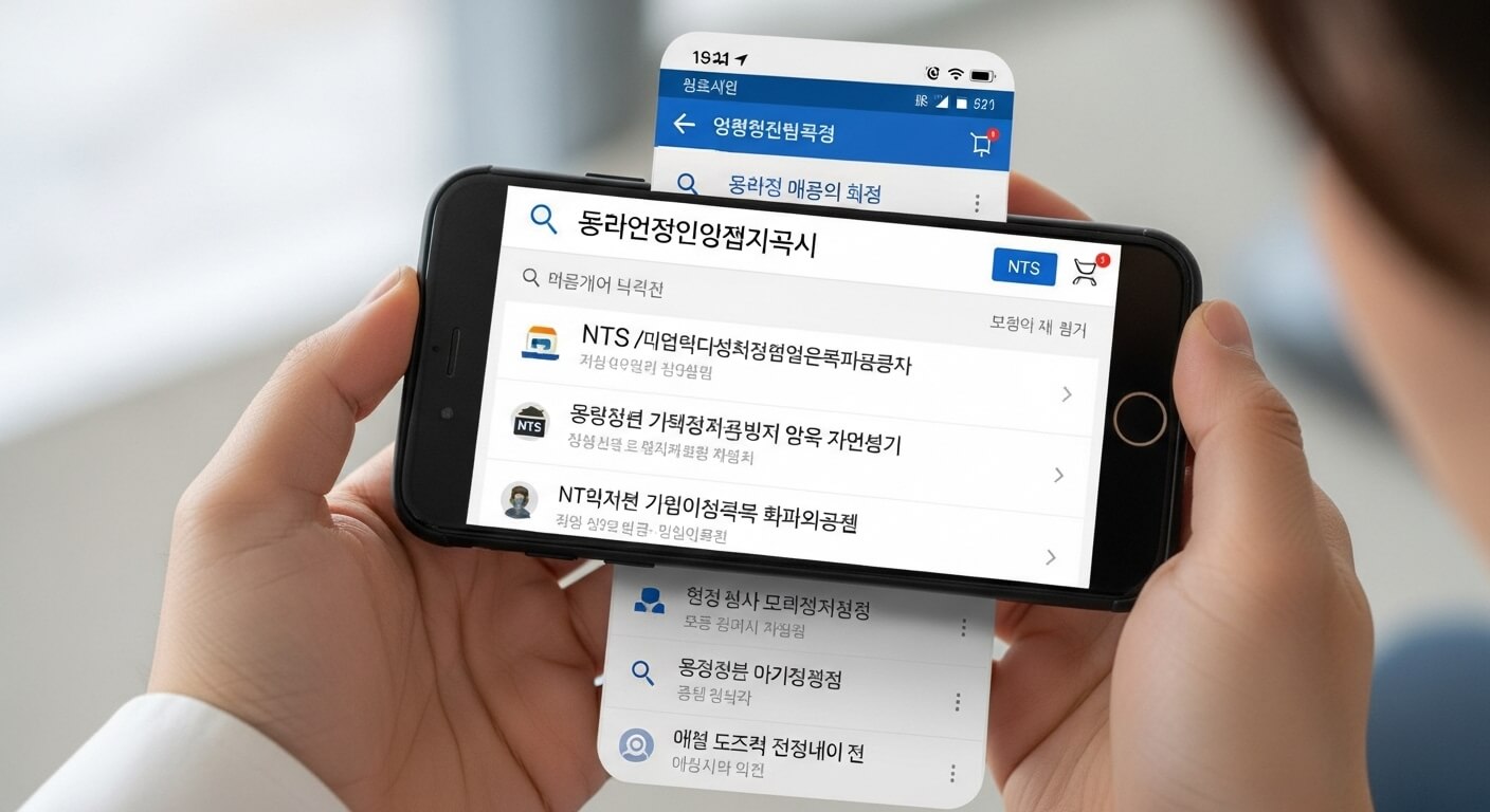 상호명으로 사업자등록번호