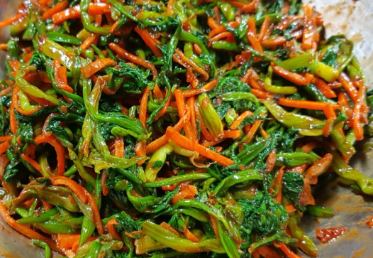 미나리무침기본