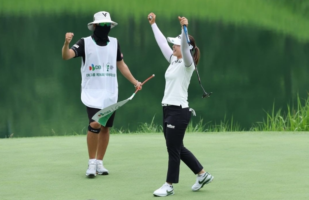 2022 한국여자오픈에서 우승을 확정지은 임희정(이미지 KLPGA)