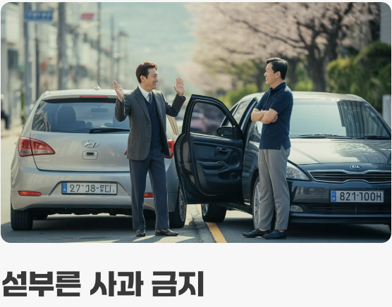 사고 발생 시, 이것만은 꼭! (현장 대처법)