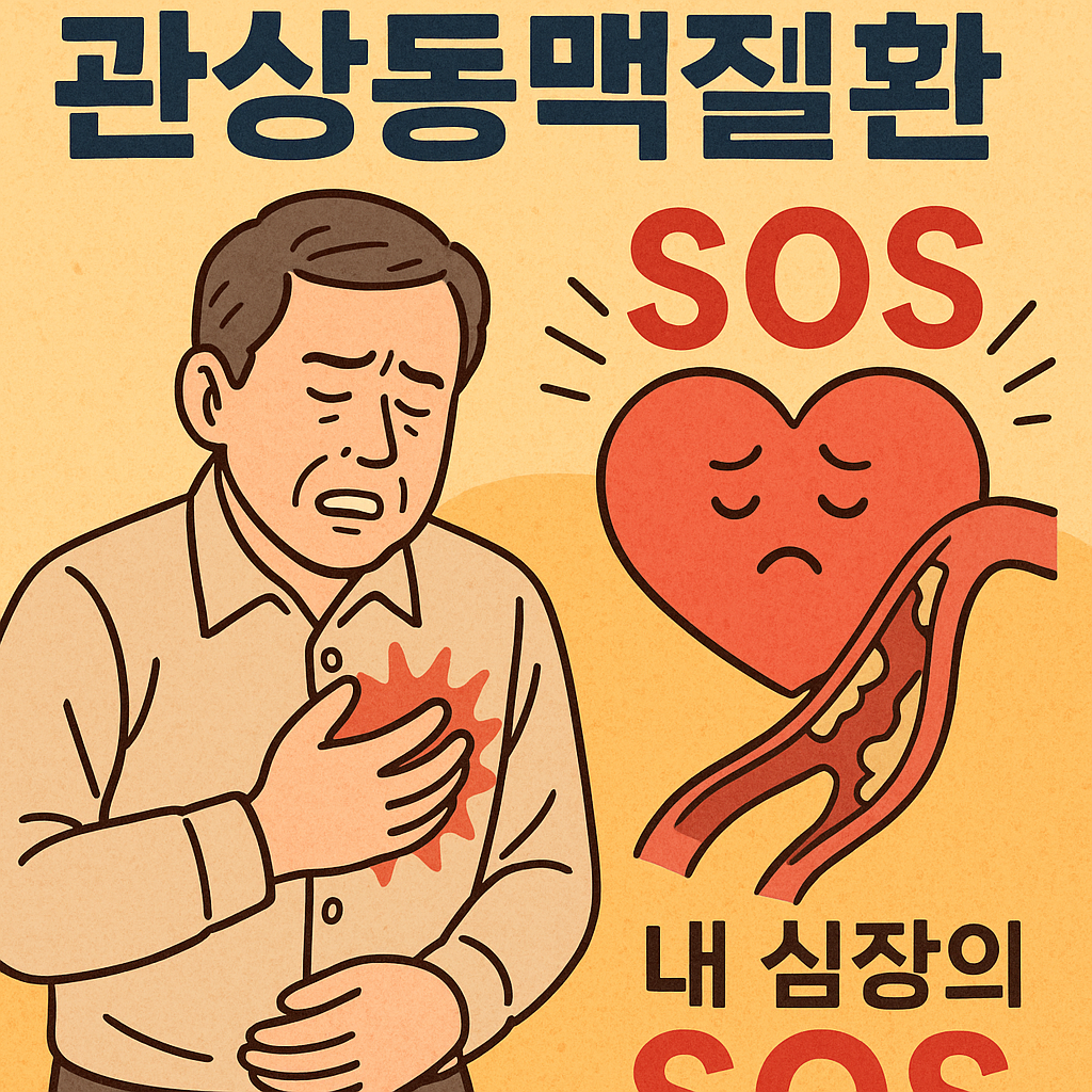 가슴을 부여잡는 중년