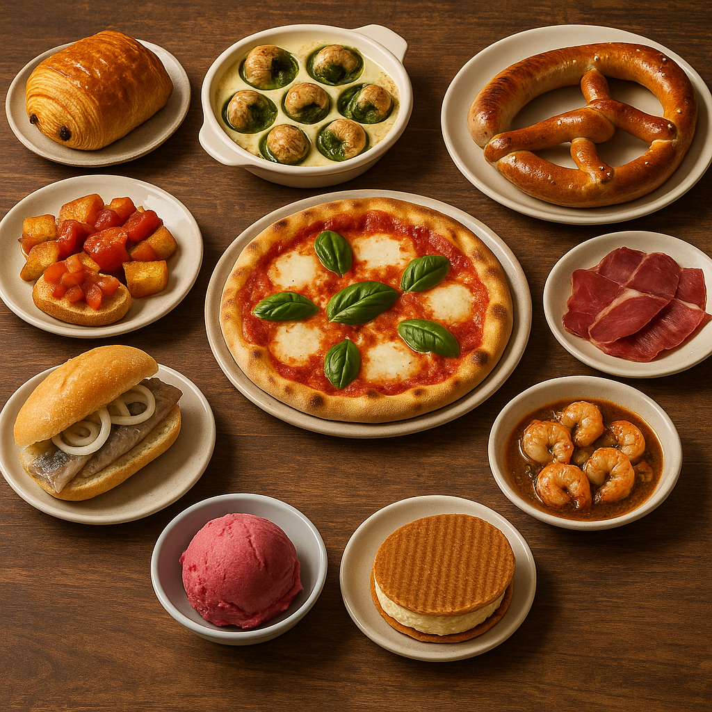 서유럽 현지 맛집 로컬 음식