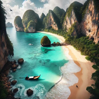 태국 끄라비 -프라낭 비치